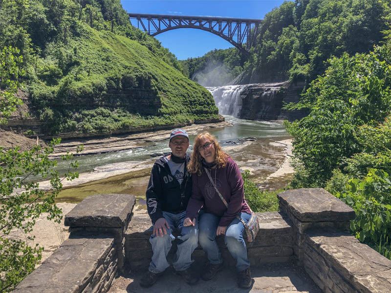 Stacy at Letchworth
